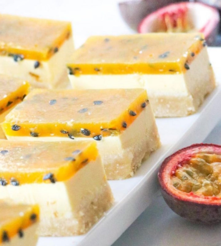 Lizzie’s Passionfruit Collagen Cheesecake | Jeuneora™