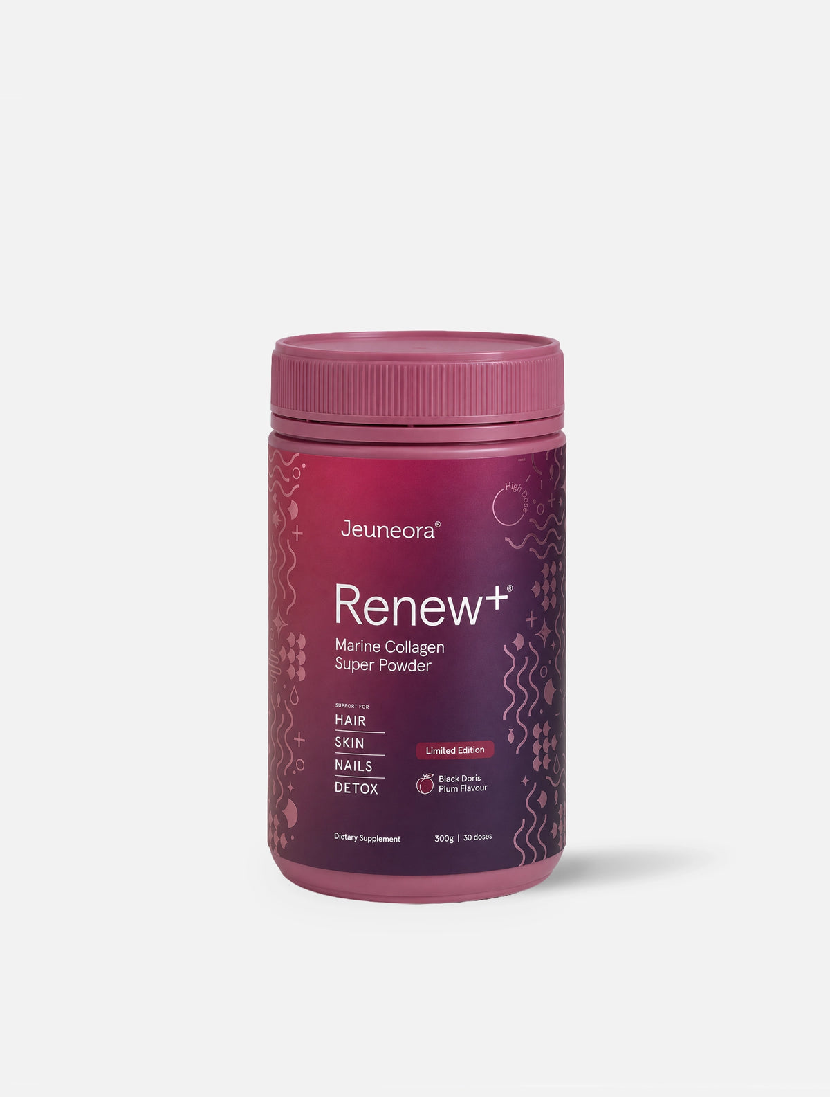 Renew+ Marine Collagen Powder - Limited Edition Black Doris Plum