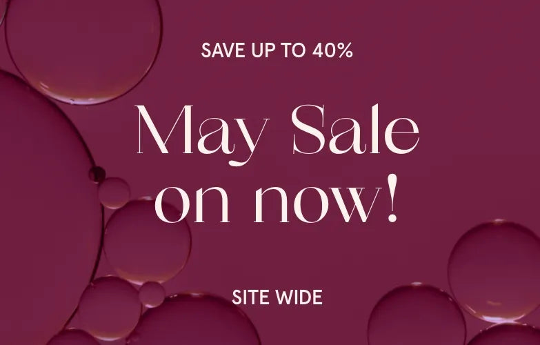 Text: Jeuneora's May sale is on now