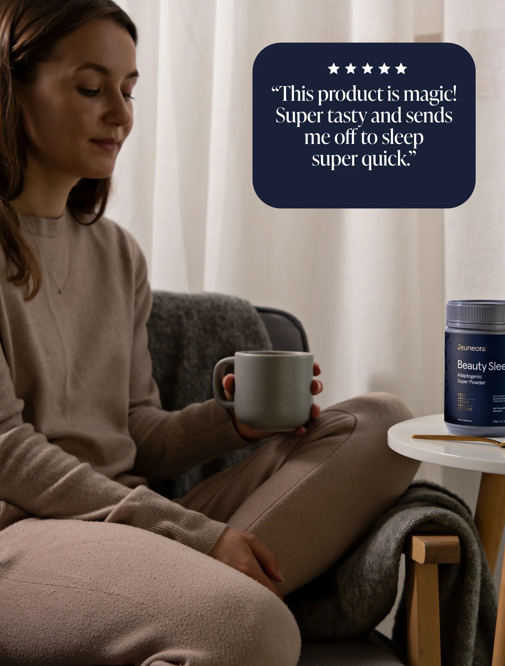 Beauty Sleep Adaptogenic Super Powder - Hot Chocolate-flavoured