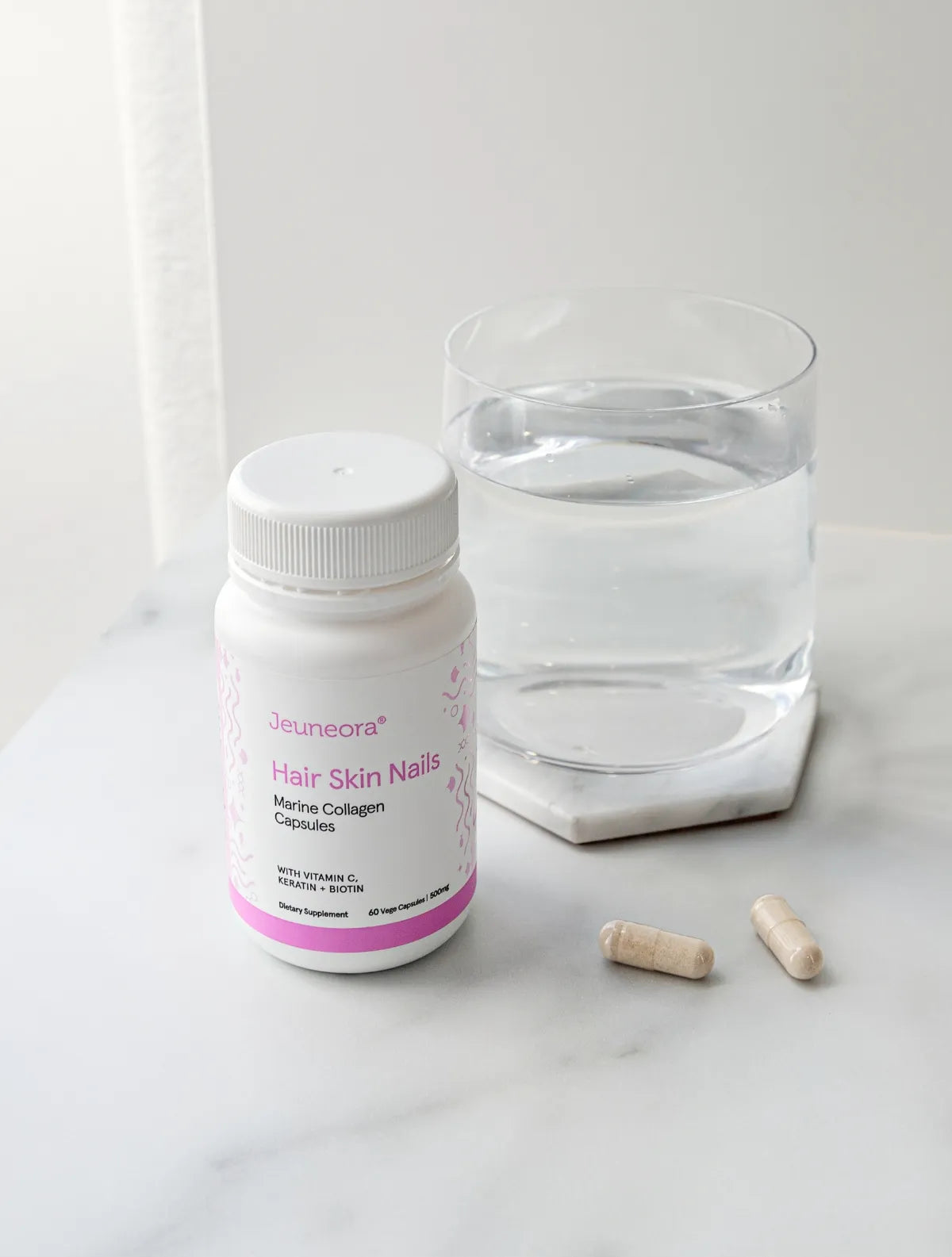 Hair Skin Nails Marine Collagen Capsules